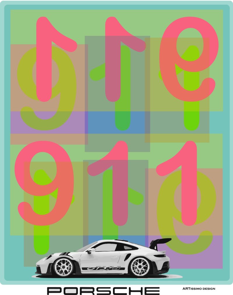 Porche 911, Digital Art ZORAN ILIEVSKI