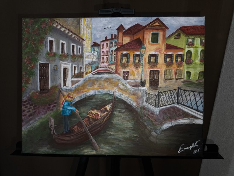 Venice, Painting Marina Palamarević