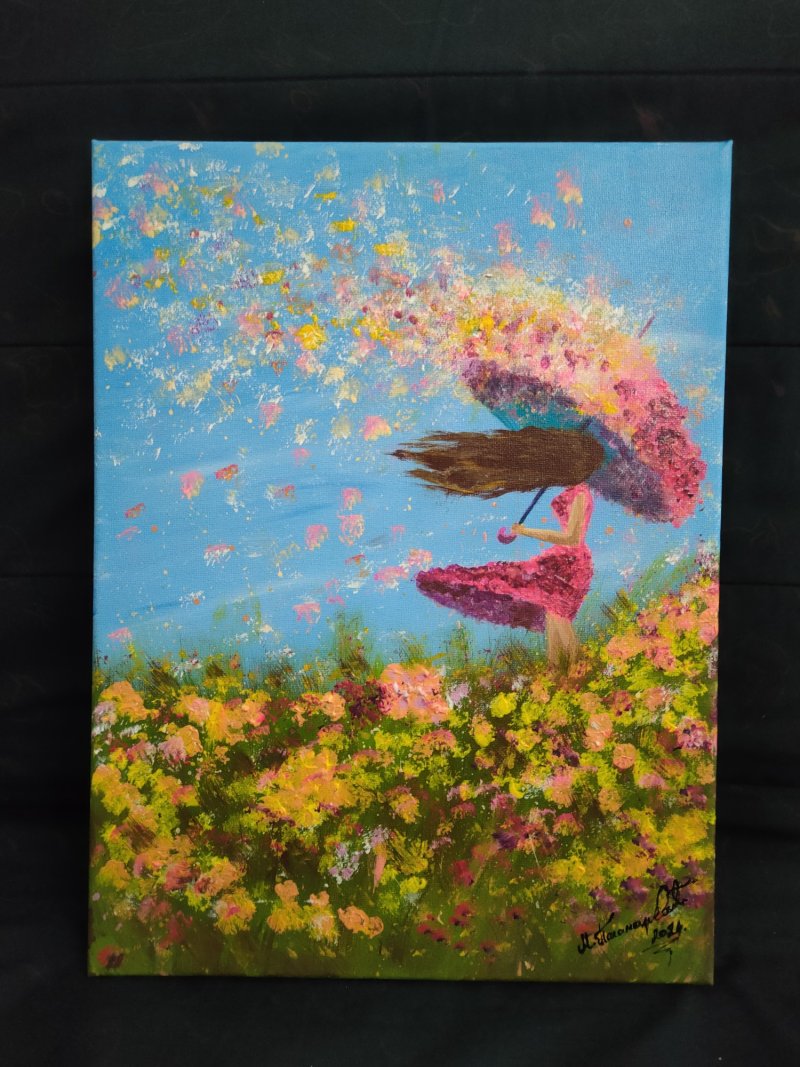 A spell, Painting Marina Palamarević
