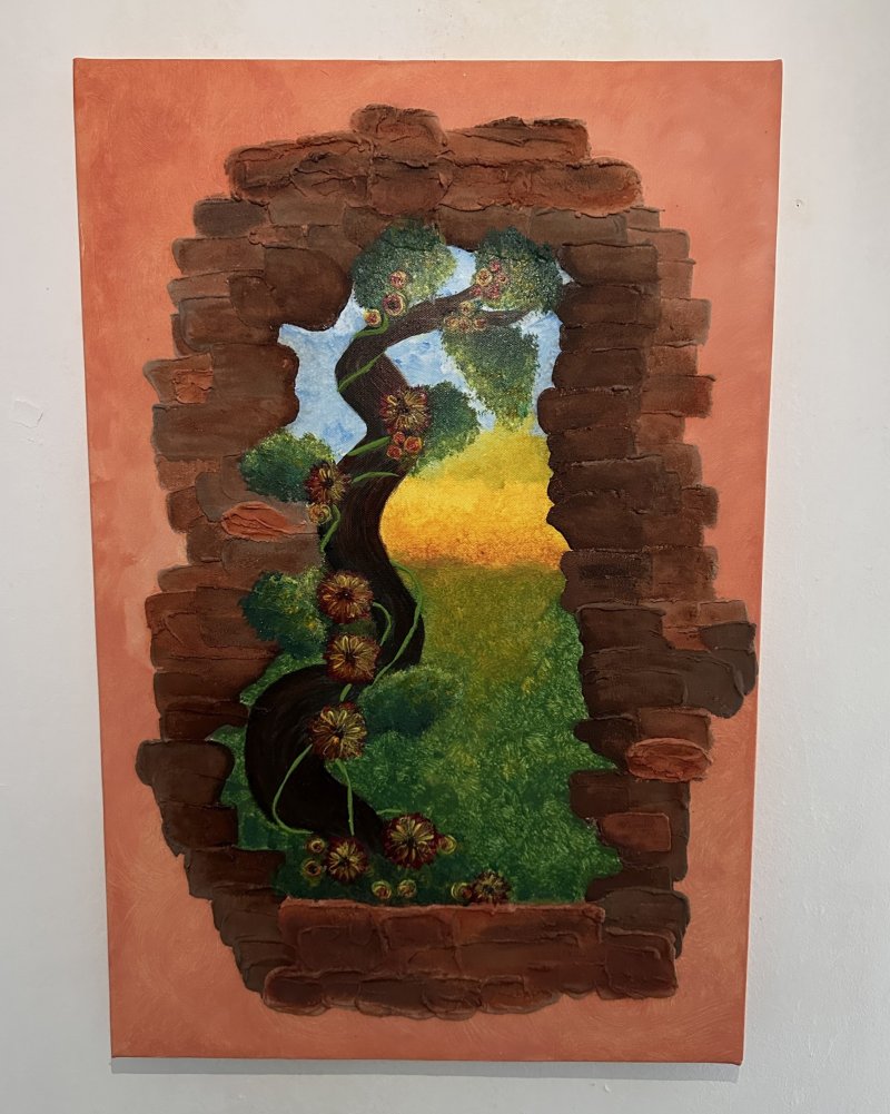 Miraculous tree, Painting Ivana Lazarov