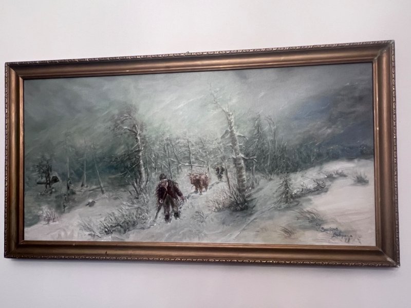 Snowstorm, Painting Atelier Zmijanjski Vez