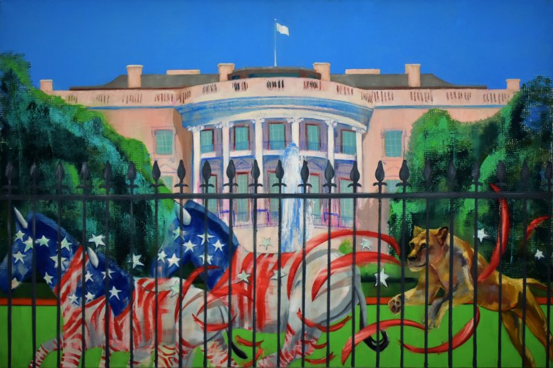 Intense democracy, Painting Nemanja Petric