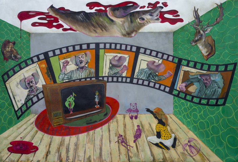 Growing up, Painting Nemanja Petric
