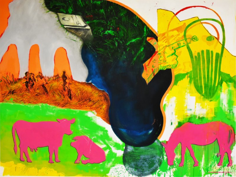 Grazing, Painting Nemanja Petric