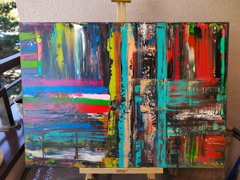 Abstract art, Painting Jovica  Paunović