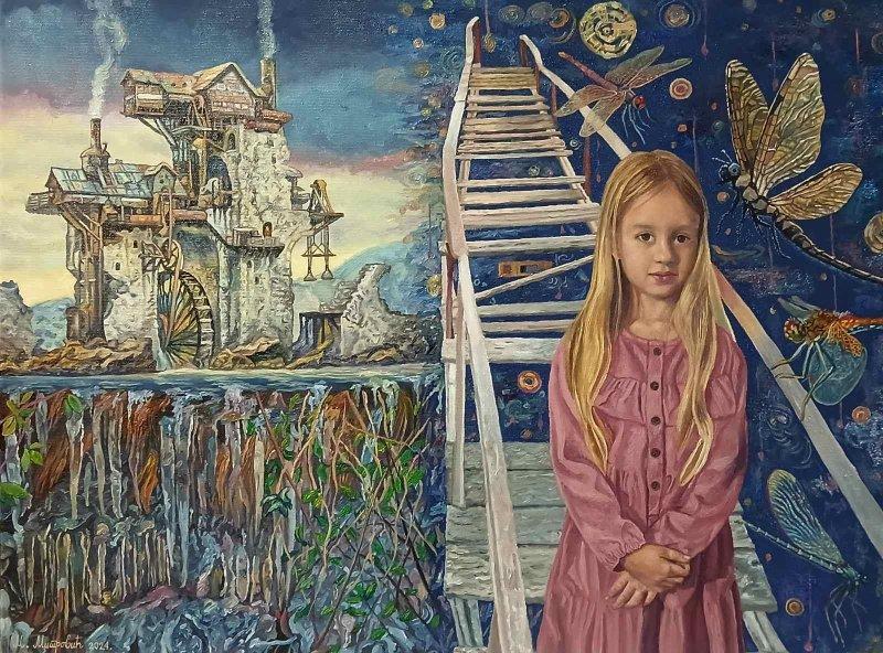 Bridge, Painting Mikica Mitrović