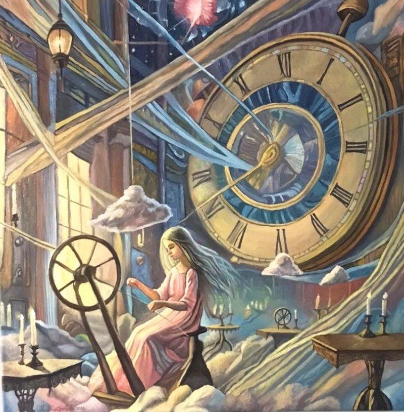 Time, Painting Mikica Mitrović