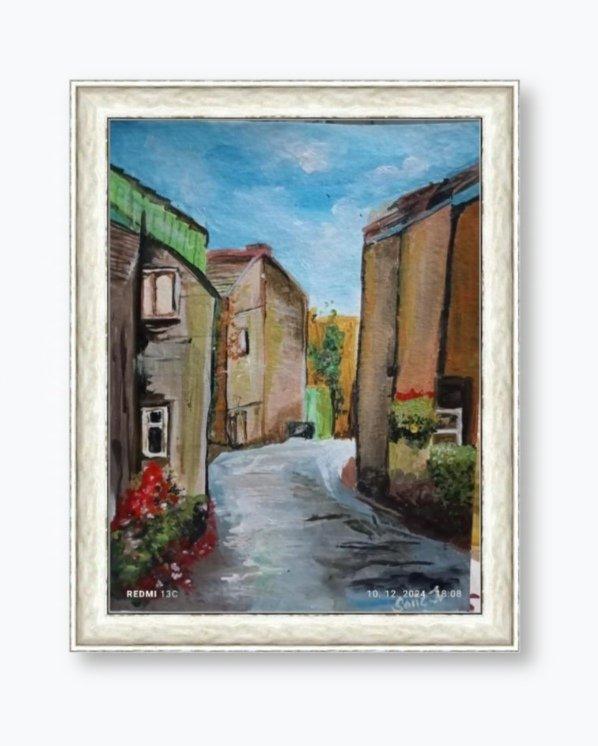 The street, Painting Isidora Sarić