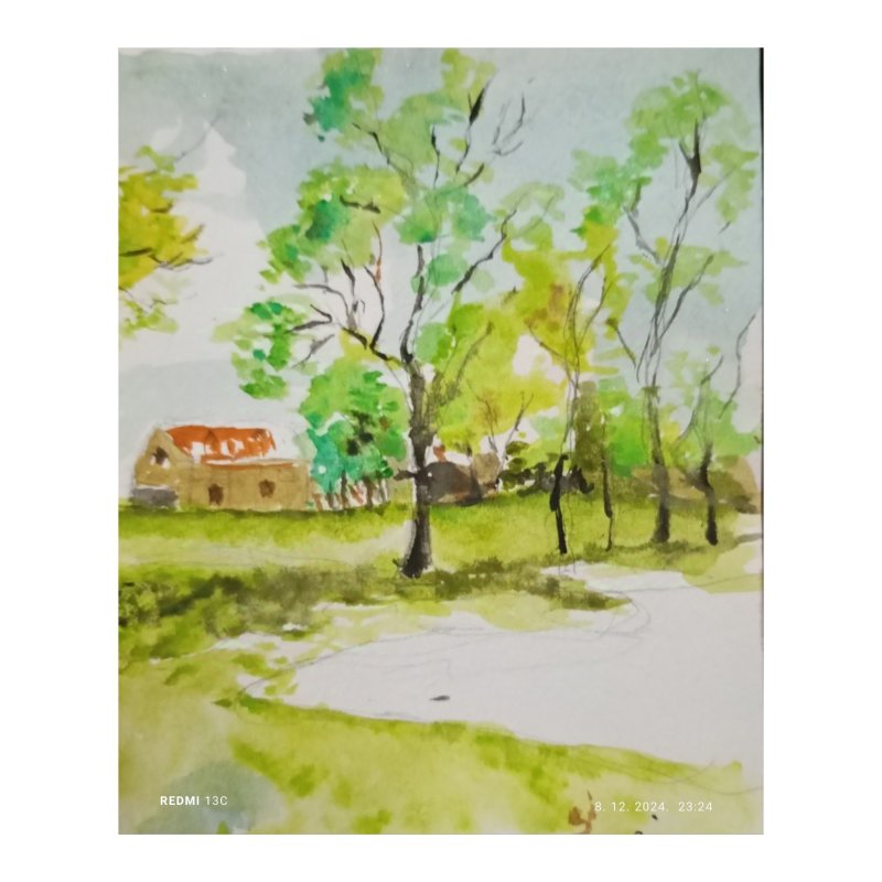 My playground, Painting Isidora Sarić