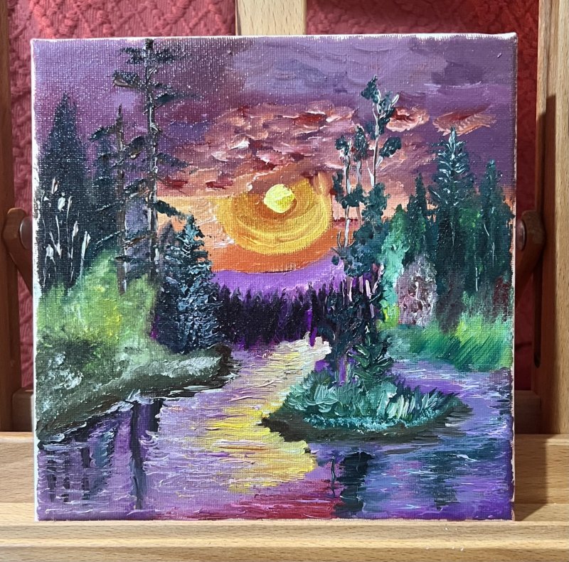 Nature, Painting Ljubica Mitrovic