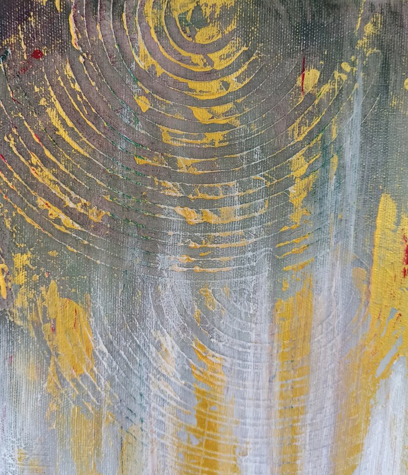 Abstraction of the Golden Islands, Painting Uliana Saiapina