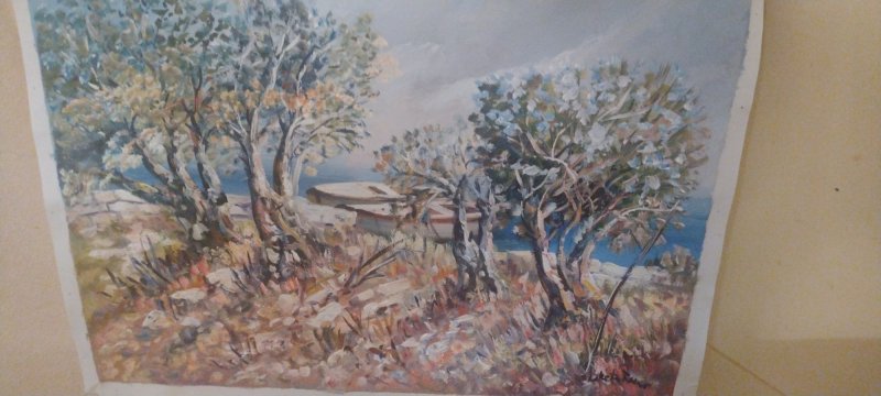 Oliva, Painting Radomir Laketa