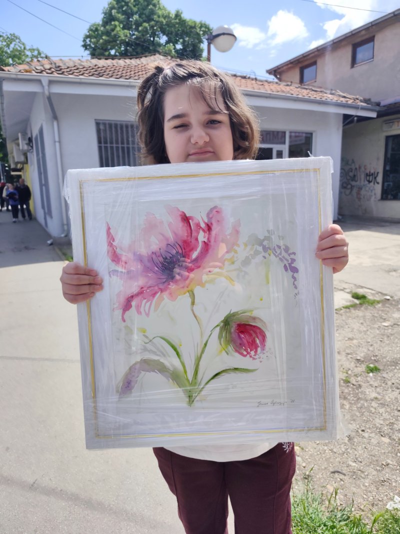 Blooming, Painting Jelena Dugandzija