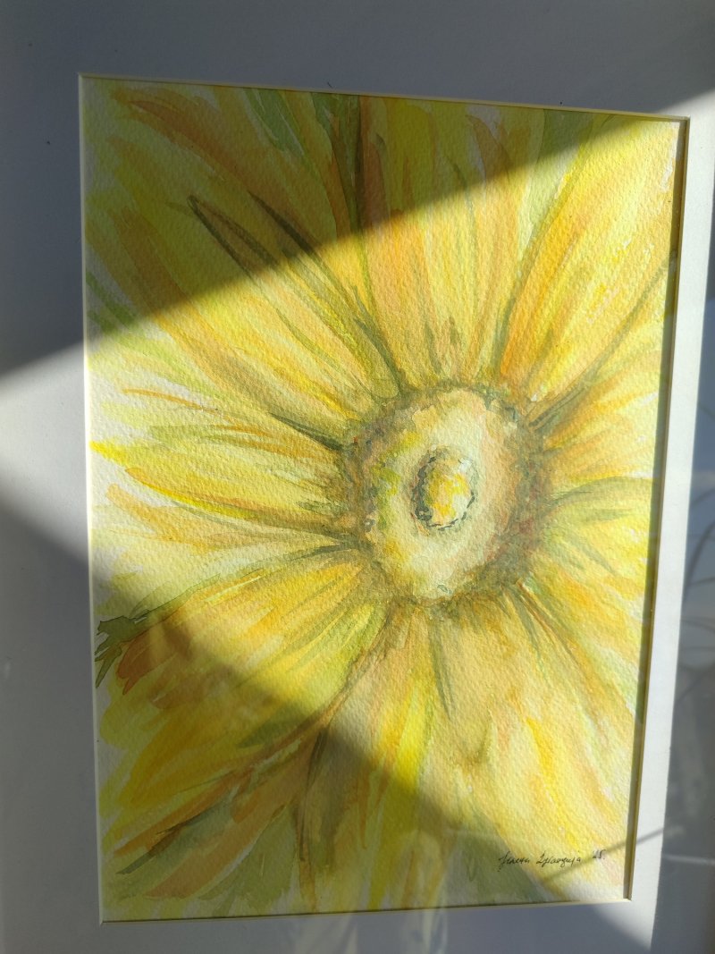 Golden day, Painting Jelena Dugandzija
