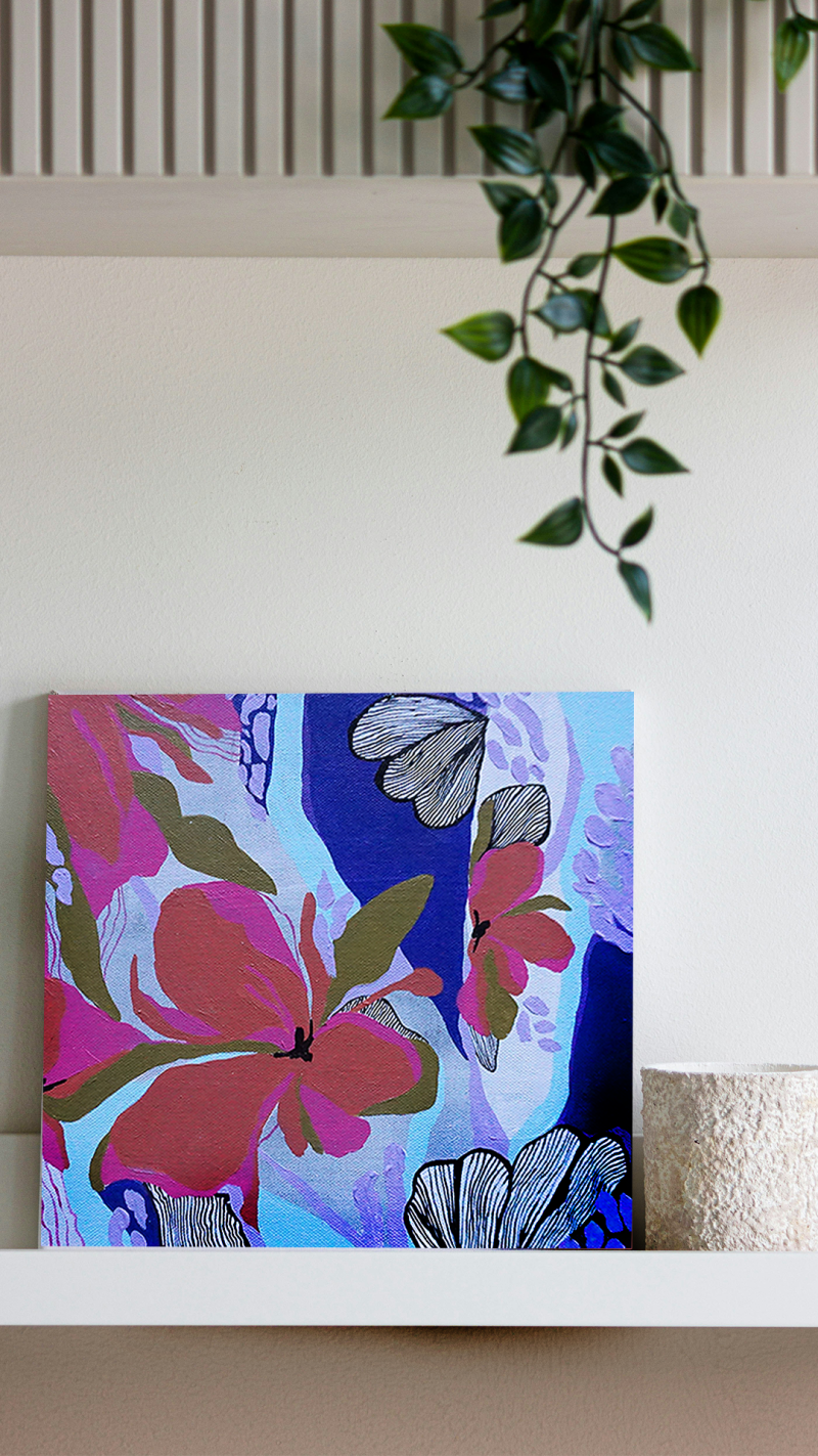 The Floral one, I, Painting Sonja Barać
