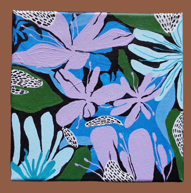 The Floral one, II, Painting Sonja Barać
