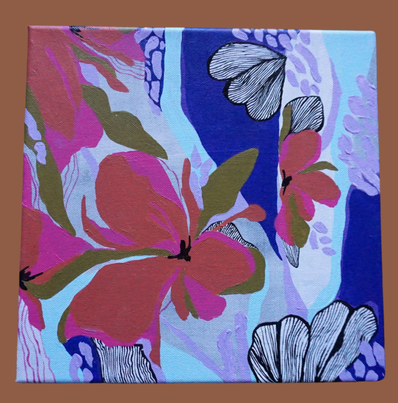 The Floral one, I, Painting Sonja Barać