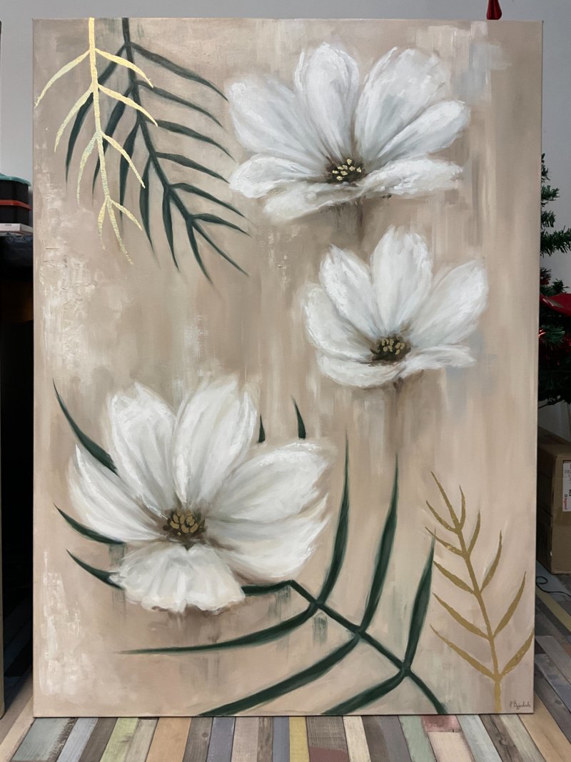 Flower motiv, Painting Katarina Vujnovic