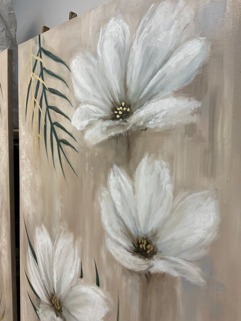 Flower motiv, Painting Katarina Vujnovic