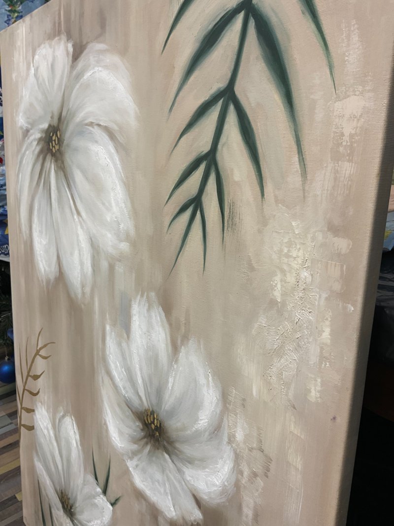 Flower motiv, Painting Katarina Vujnovic