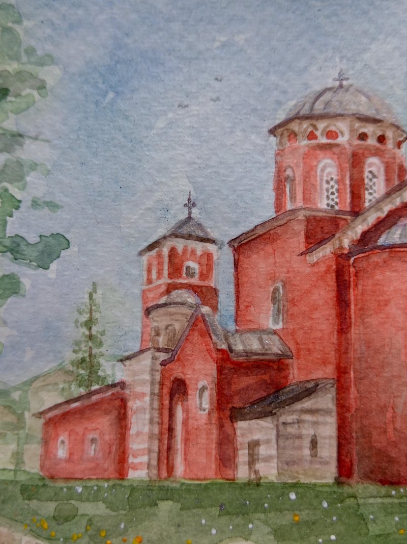 Žiča Monastery, Painting Katarina Vujnovic