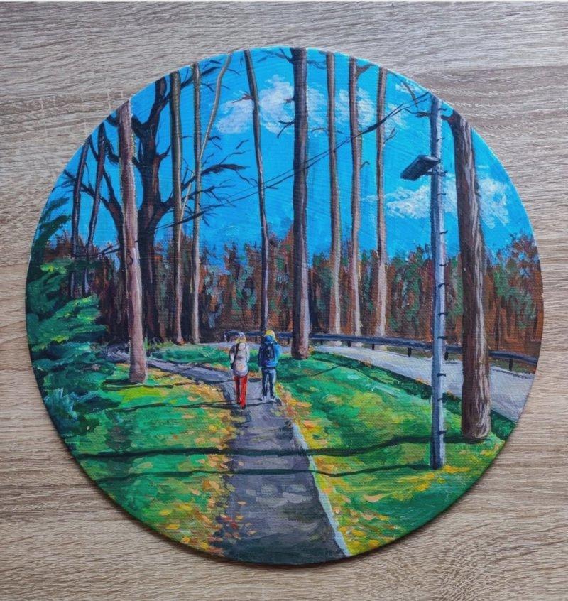Connecting, Painting Katarina Vujnovic