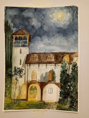 Light in the Darkness, Painting Katarina Vujnovic