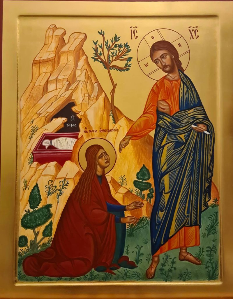 Mary Magdalene and Jesus Christ, Painting Suzana  Žunković