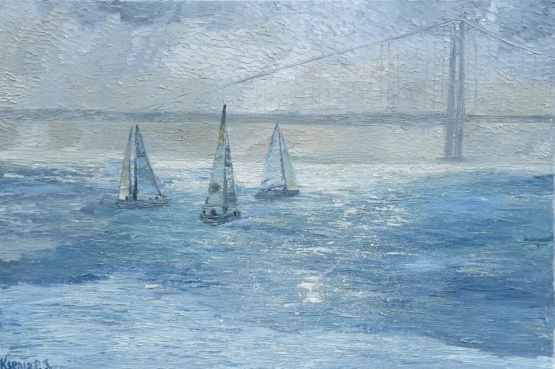 Golden gate San Francisco, Painting KSENIIA  Stafeeva