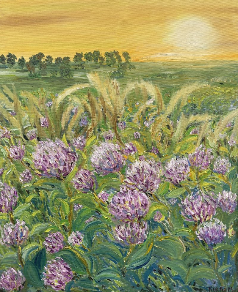 Clover, Painting KSENIIA  Stafeeva