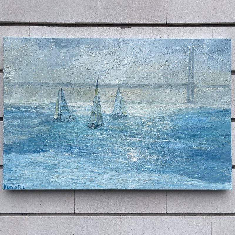 Golden gate San Francisco, Painting KSENIIA  Stafeeva