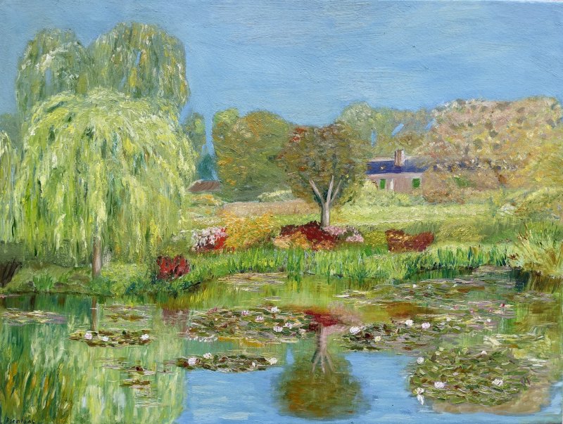 House of the artist Monet, Painting KSENIIA  Stafeeva