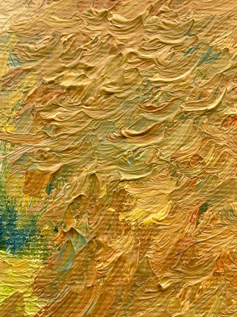 Evening Haystacks, Painting KSENIIA  Stafeeva