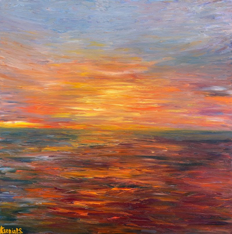 passionate sea, Painting KSENIIA  Stafeeva
