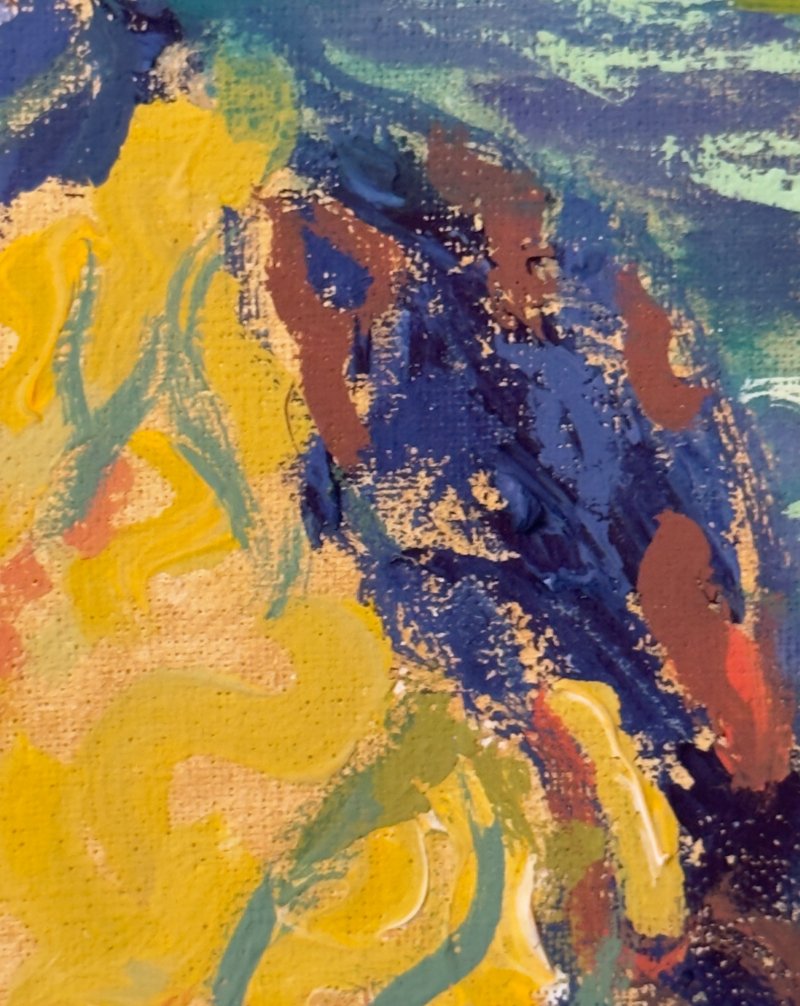 Mountain river, Painting KSENIIA  Stafeeva