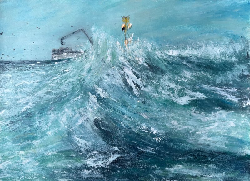 storm, Painting KSENIIA  Stafeeva