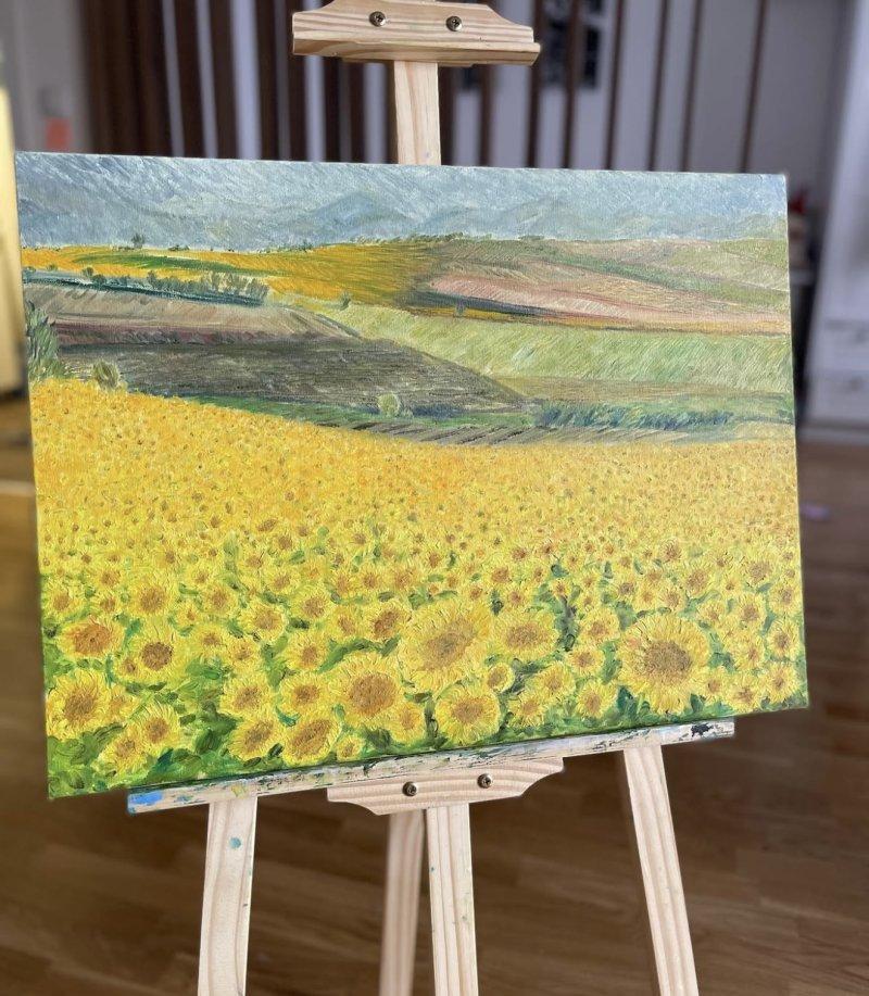 Sunny Fields 1, Painting KSENIIA  Stafeeva