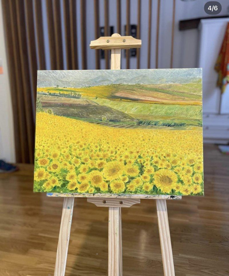 Sunny Fields 1, Painting KSENIIA  Stafeeva