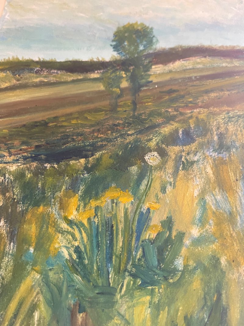 dandelion, Painting KSENIIA  Stafeeva