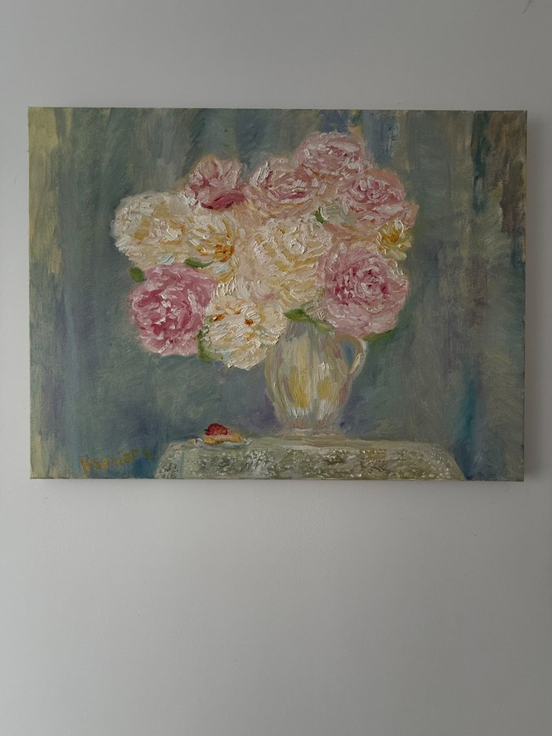 peonies, Painting KSENIIA  Stafeeva