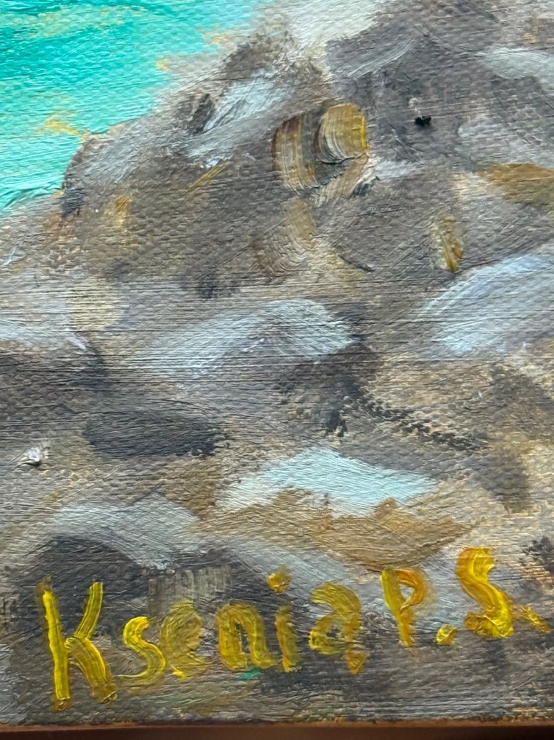 The Katun River September, Painting KSENIIA  Stafeeva