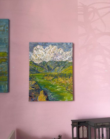 Mountain river, Painting KSENIIA  Stafeeva