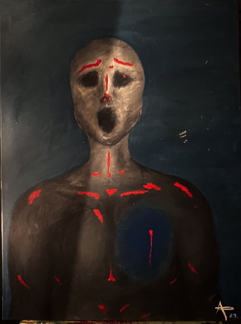 lost and fear, Painting atina protić