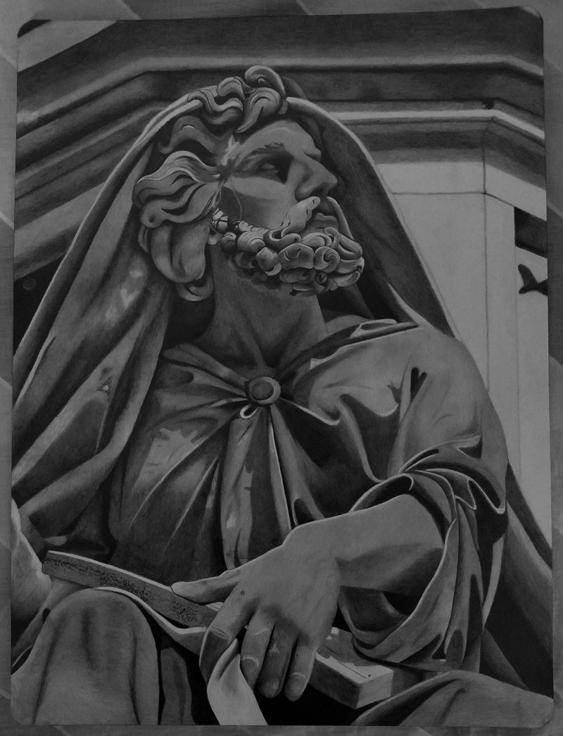 Prophet Isaiah, Drawing Anđeliko