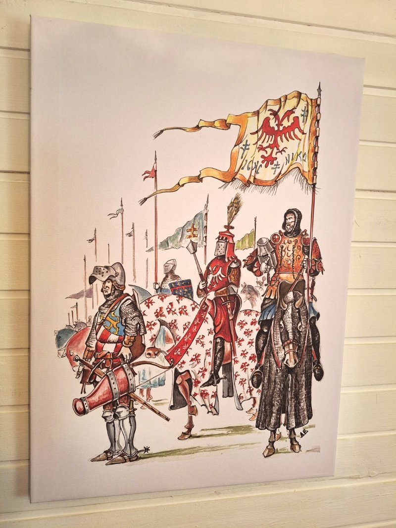 Kralj Stefan Decanski i njegova vojska 1330 god, Fotografija Dusan Vasiljevic