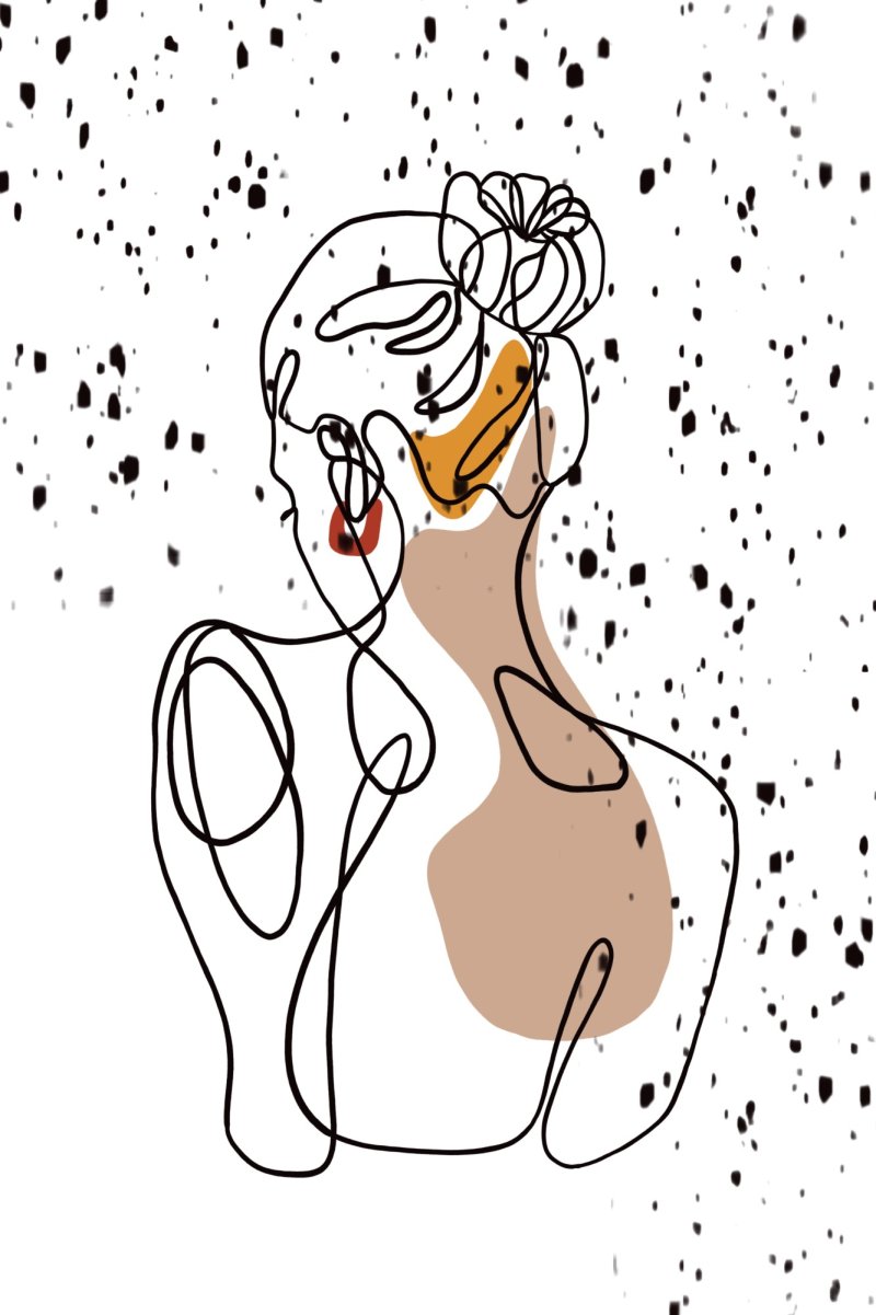 Lady, Digital Art Jelena Petkovic