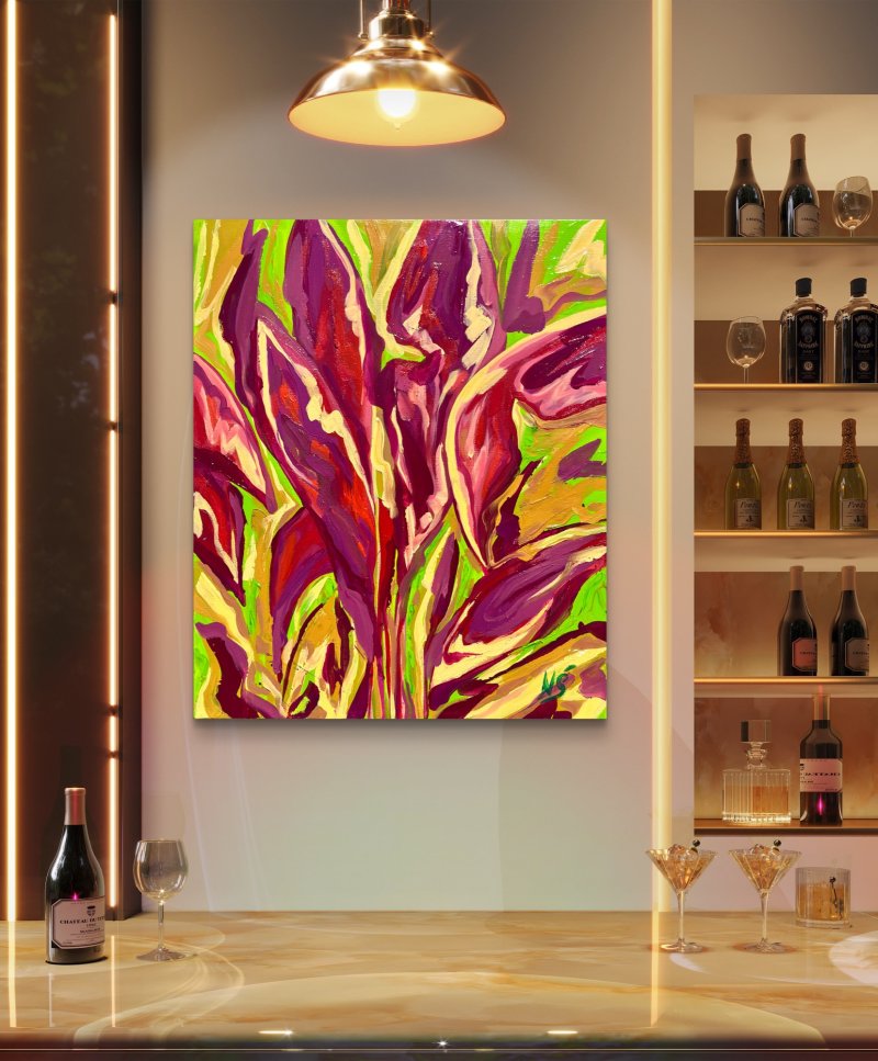 Purple dream, Painting Nebojša Špica