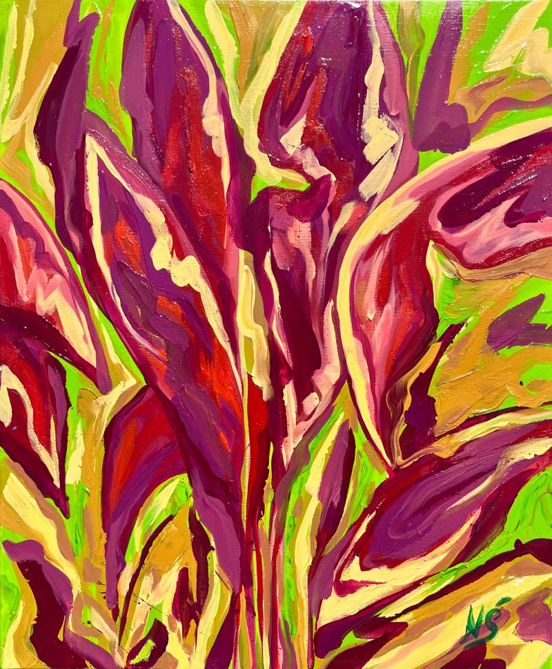 Purple dream, Painting Nebojša Špica