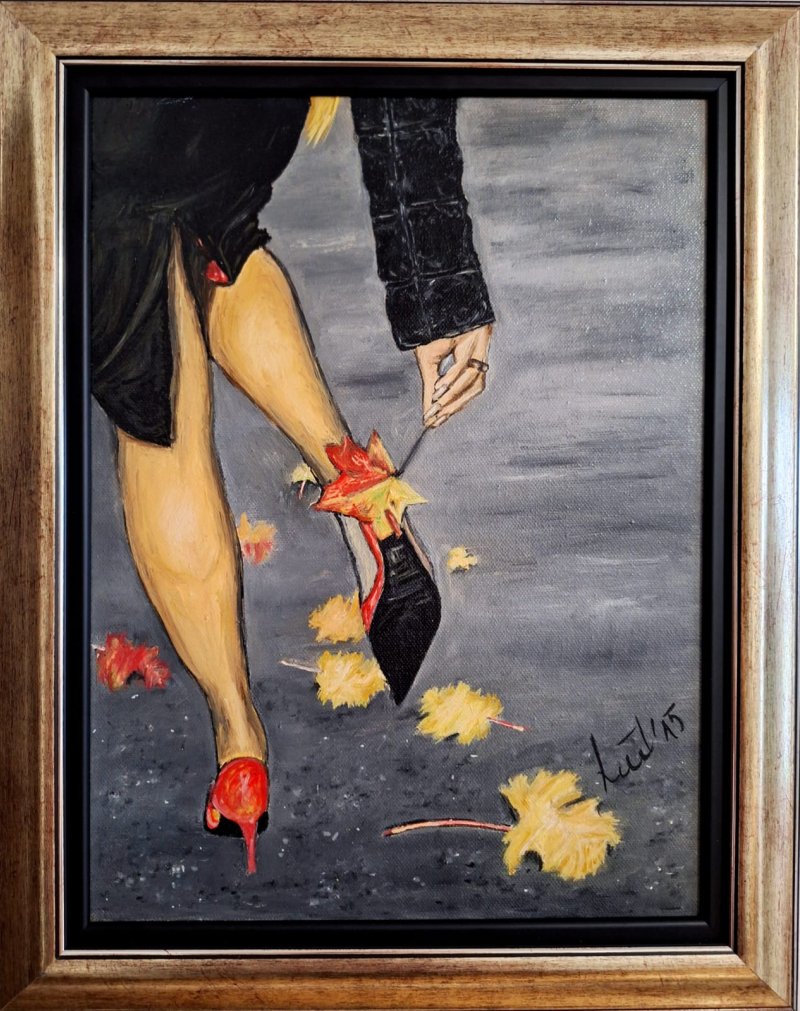 When autumn loves you too, Painting Dušanka Stanić