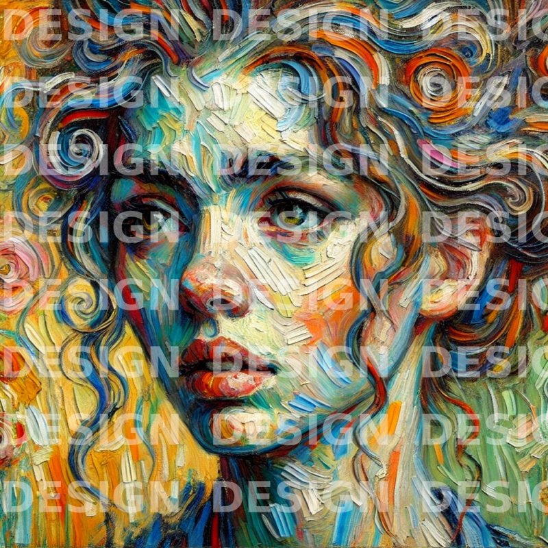 Swirling Beauty, Digital Art Mateja Veljkovic